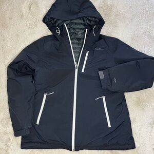 Eddie Bauer Black Hooded Jacket